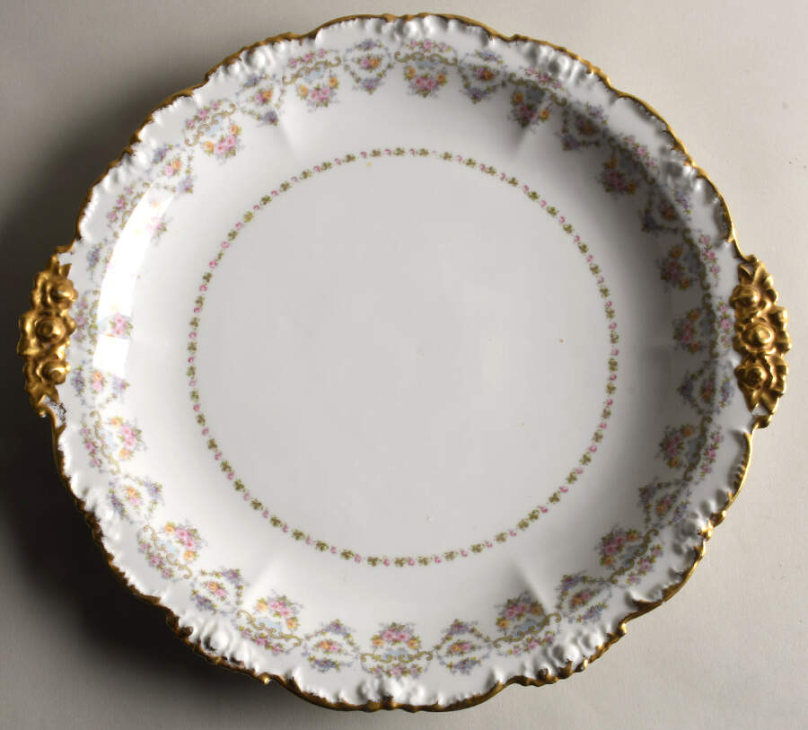 POY195 Handled Cake Plate by Jean Pouyat-1