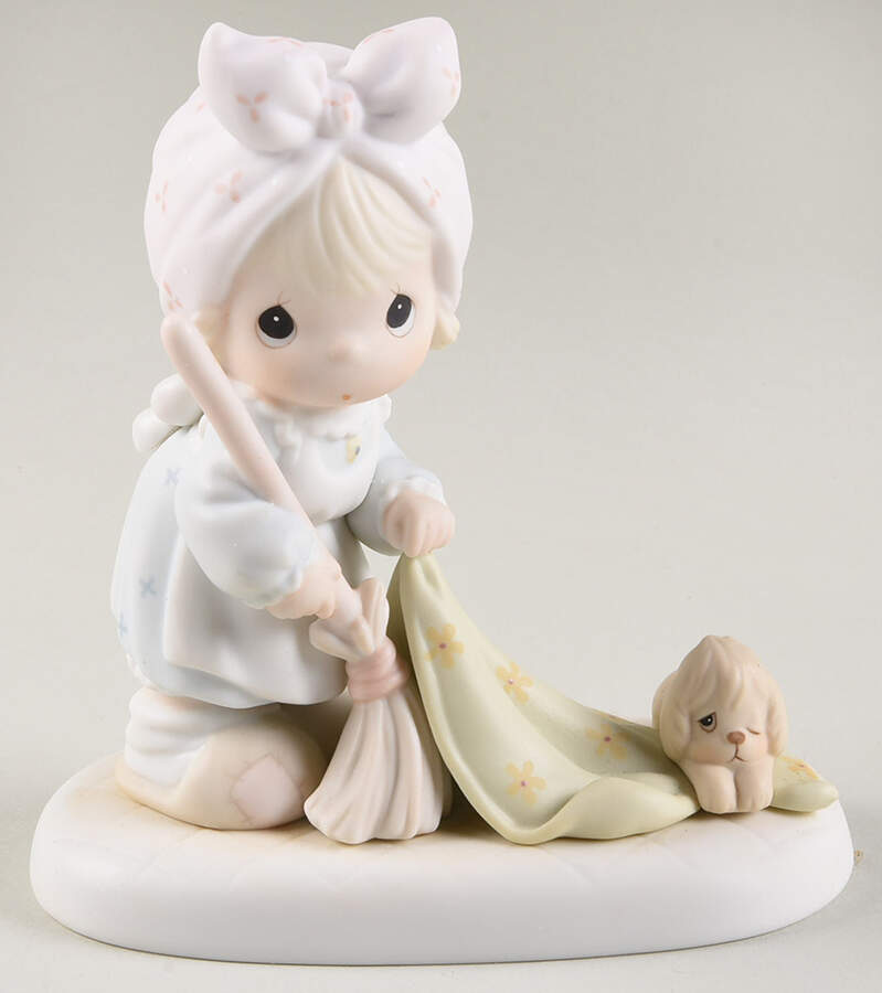 Sweep All Your Worries Away Heart-Sweep All Your Worries Away - Heart Trademark, No Box by Precious Moments-1