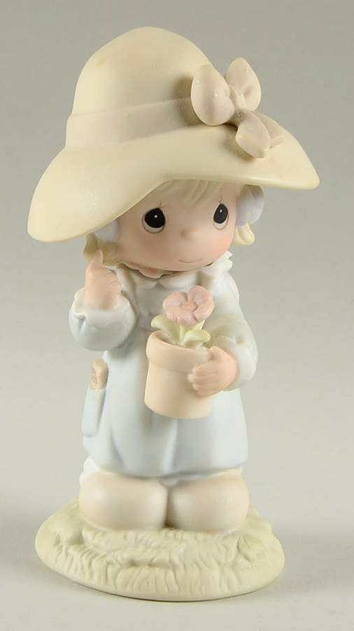 Happy Birthday Poppy-Figurine Flower-Happy Birthday Poppy - Flower Trademark, No Box by Precious Moments-1