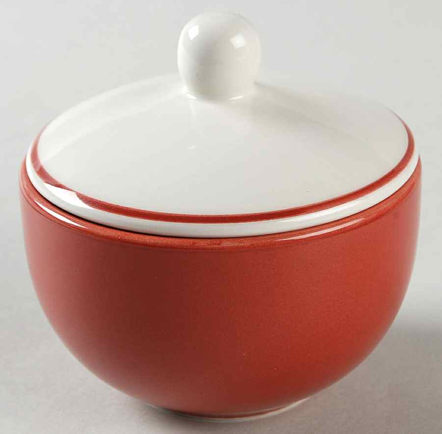 Spa Rust Sugar Bowl & Lid by Pagnossin-1