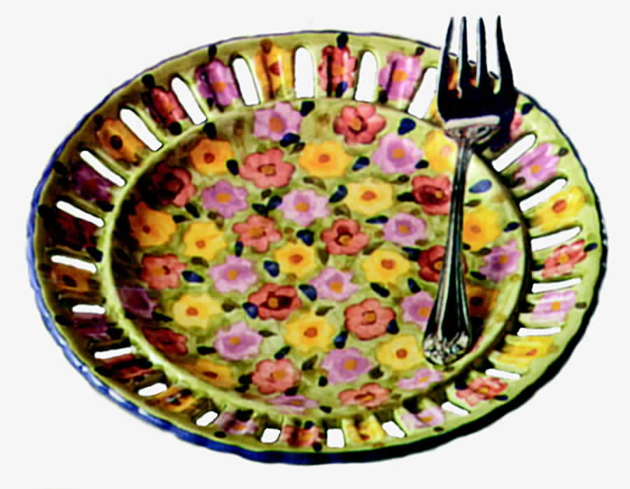 Aurora Jewel Dessert/Pie Plate by Porta-1