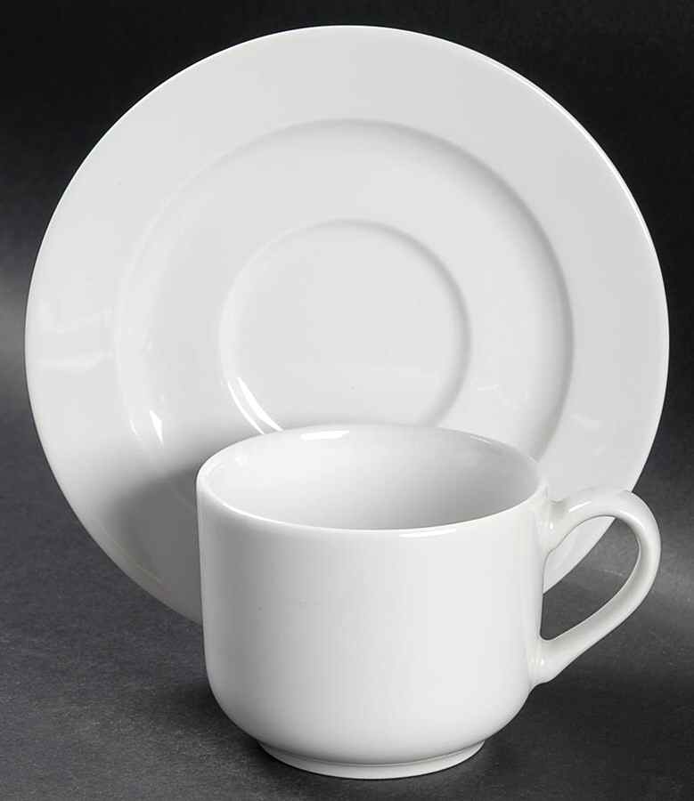 Sancerre Flat Cup & Saucer Set by Pillivuyt-1