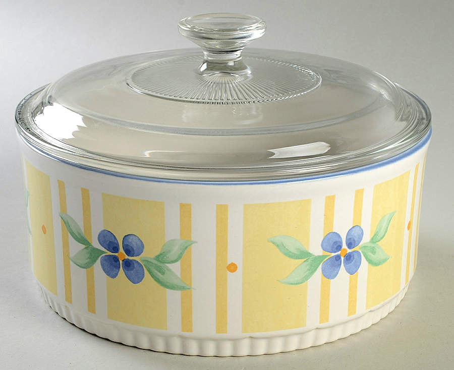 Summer Breeze 2 Qt Round Covered Casserole by Pfaltzgraff-1