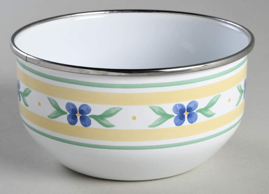 Summer Breeze 5 3/4" Metal Bowl by Pfaltzgraff-1