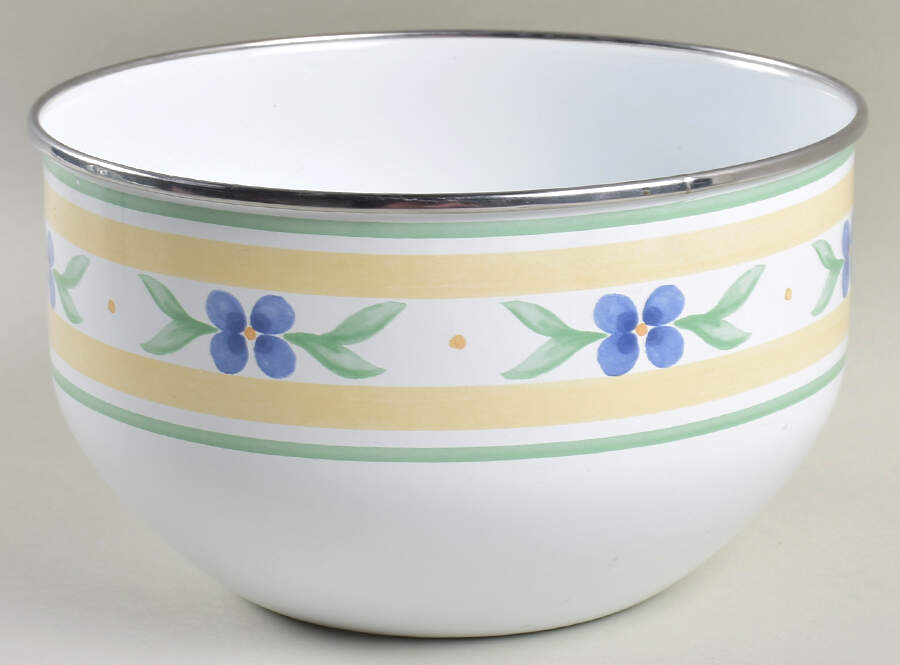 Summer Breeze 7 3/4" Metal Bowl by Pfaltzgraff-1