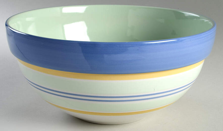 Summer Breeze 12" Large Salad Serving Bowl by Pfaltzgraff-1