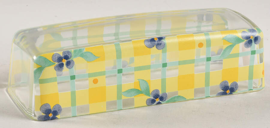 Summer Breeze Lid for Glass 1/4 Lb Butter by Pfaltzgraff-1