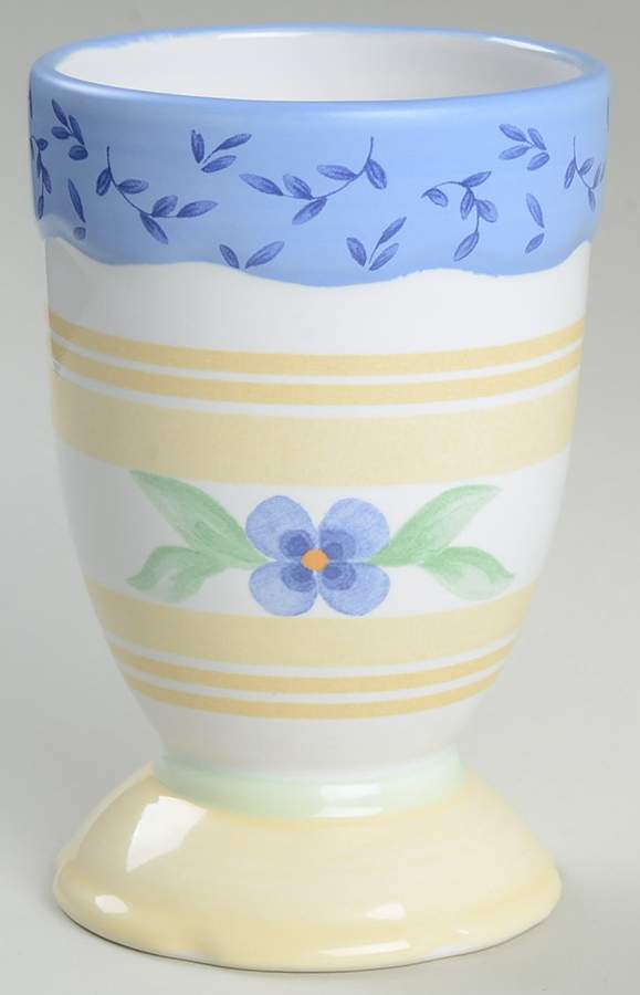 Summer Breeze 4" Footed Vase by Pfaltzgraff-1