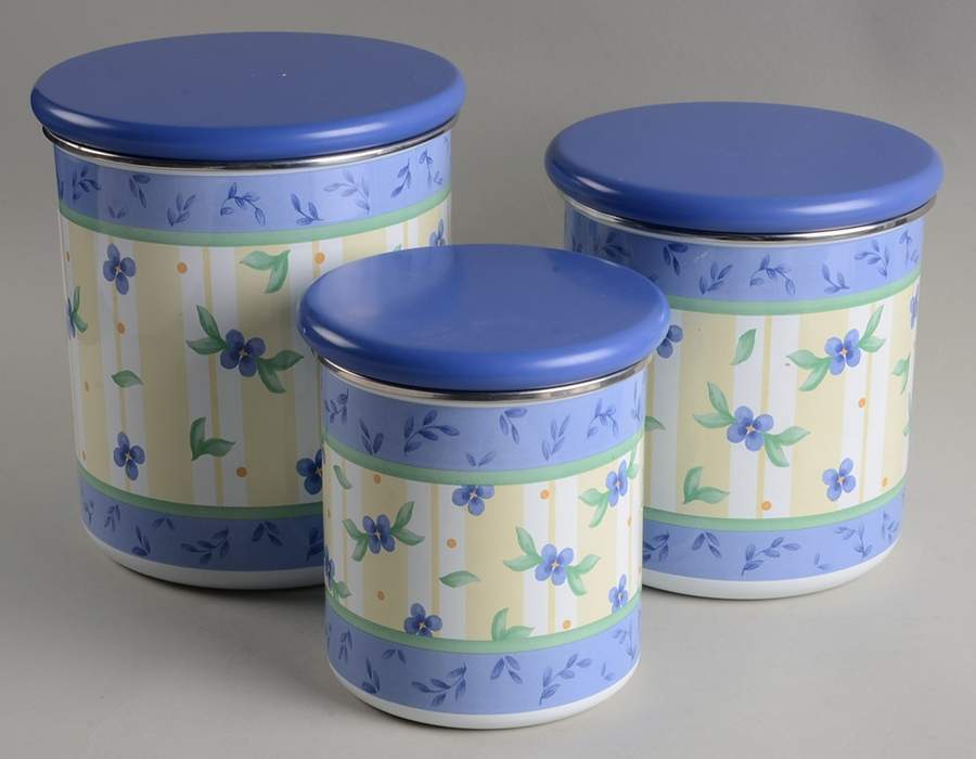 Summer Breeze (6 Piece) Metal Canister Set by Pfaltzgraff-1