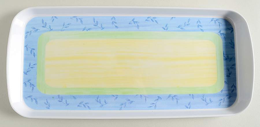 Summer Breeze 13" Melamine Sandwich Tray by Pfaltzgraff-1