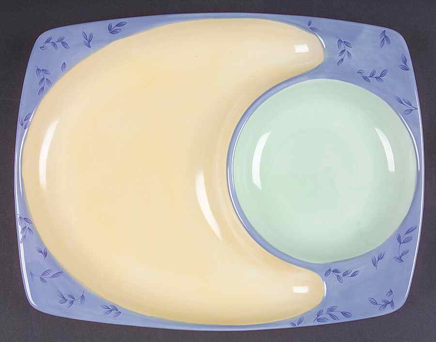 Summer Breeze 11" Rectangular Snack Tray by Pfaltzgraff-1