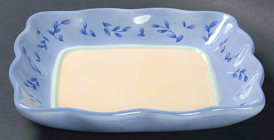 Summer Breeze Individual Square Sandwich Server by Pfaltzgraff-1