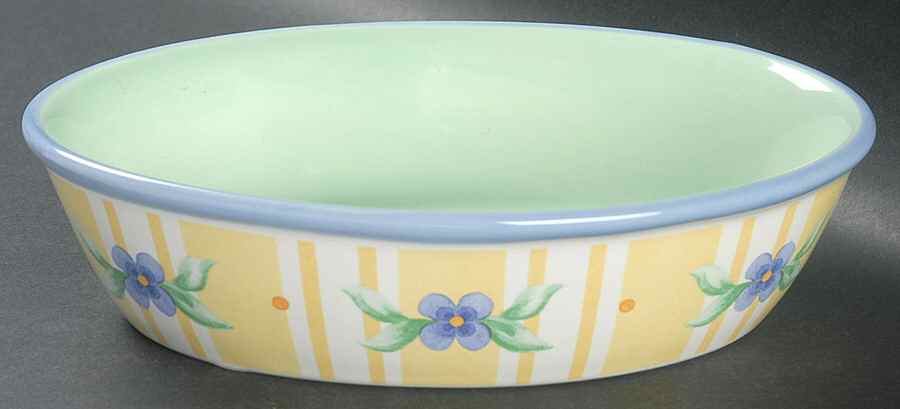 Summer Breeze 7" Oval Baker by Pfaltzgraff-1