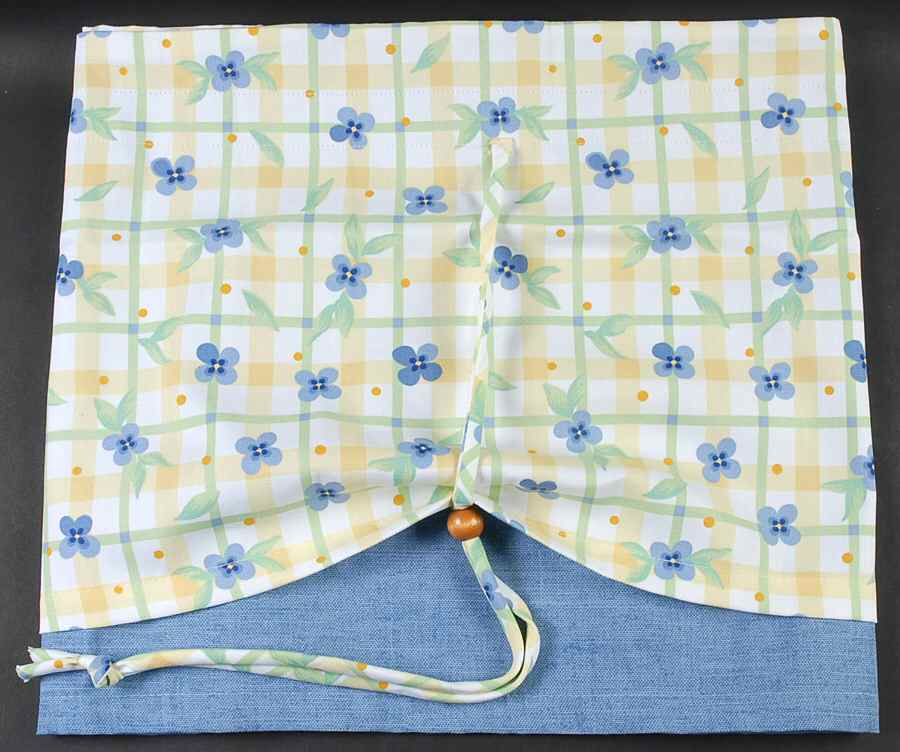 Summer Breeze Double Valance Curtain W/Ties 59" X 16" by Pfaltzgraff-1