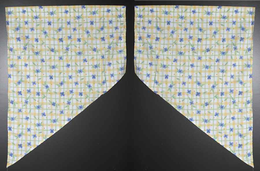 Summer Breeze 58" X 36" Pair Swag Curtains by Pfaltzgraff-1