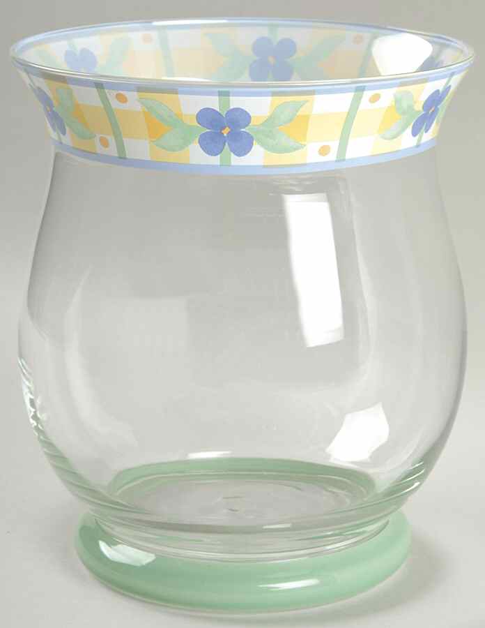 Summer Breeze 6" Glassware Hurricane by Pfaltzgraff-1
