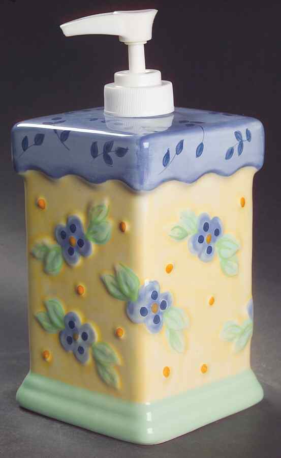 Summer Breeze Sculpted Lotion Dispenser by Pfaltzgraff-1