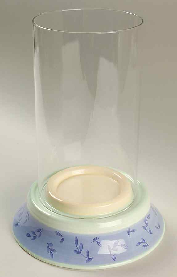 Summer Breeze Hurricane Lamp/Centerpiece & Globe by Pfaltzgraff-1