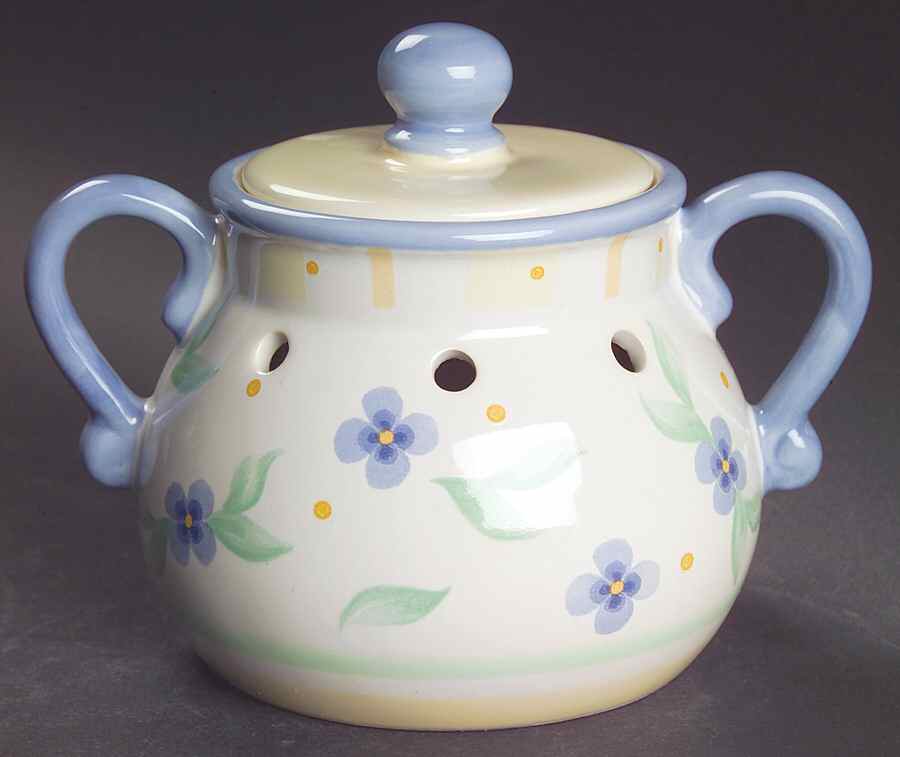 Summer Breeze Garlic Keeper & Lid by Pfaltzgraff-1