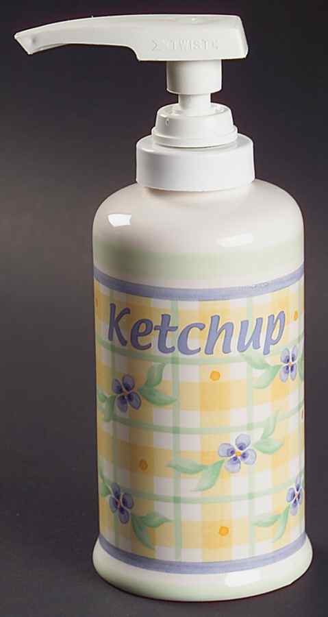 Summer Breeze Ketchup Dispenser by Pfaltzgraff-1