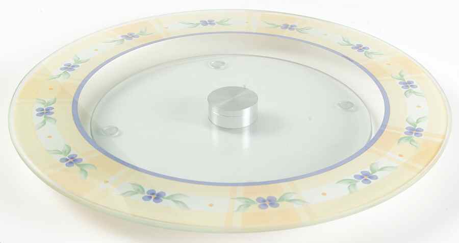 Summer Breeze Glassware Lazy Susan Turntable by Pfaltzgraff-1