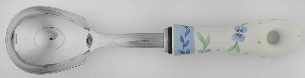 Summer Breeze Salad Serving Spoon with Stainless Bowl by Pfaltzgraff-1