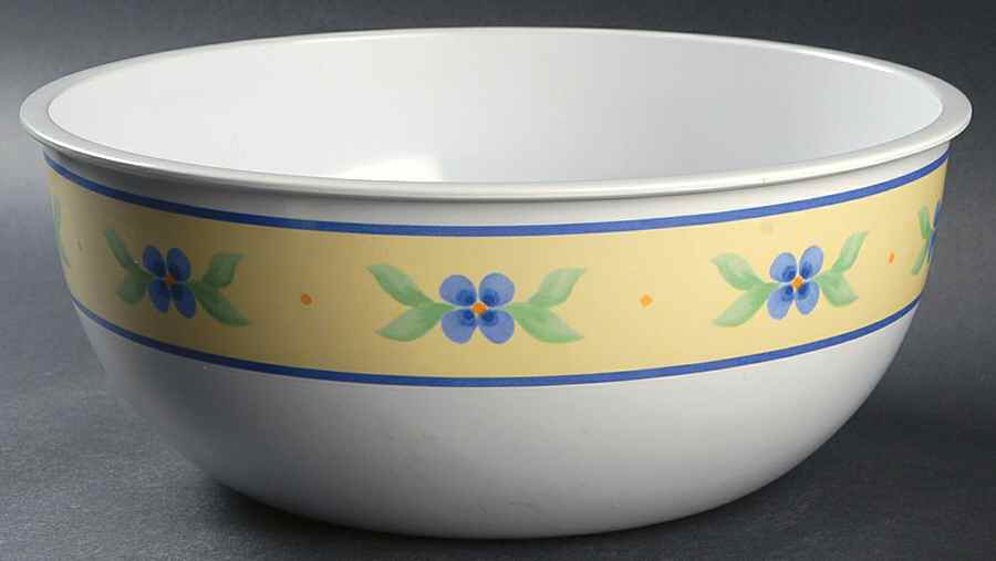 Summer Breeze 11" Large Melamine Salad Serving Bowl by Pfaltzgraff-1