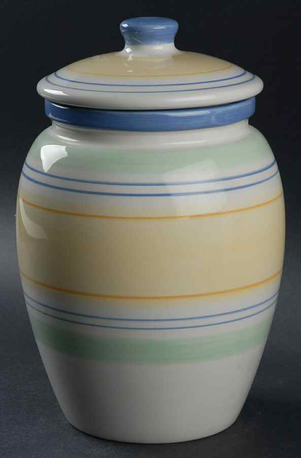 Summer Breeze Large Canister & Lid by Pfaltzgraff-1
