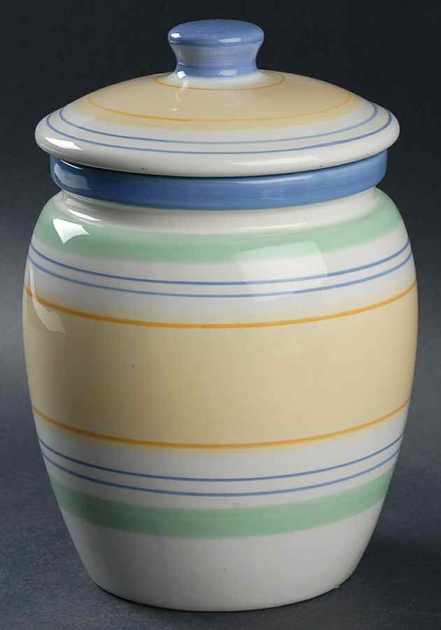 Summer Breeze Medium Canister & Lid by Pfaltzgraff-1
