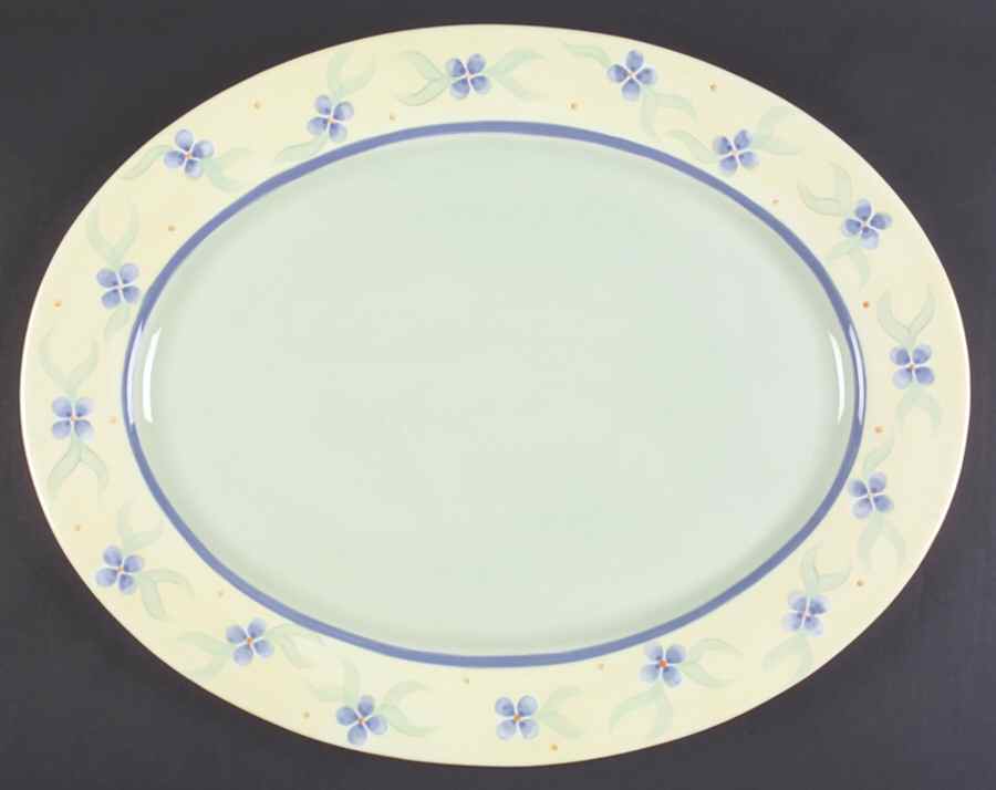 Summer Breeze 18" Oval Serving Platter by Pfaltzgraff-1