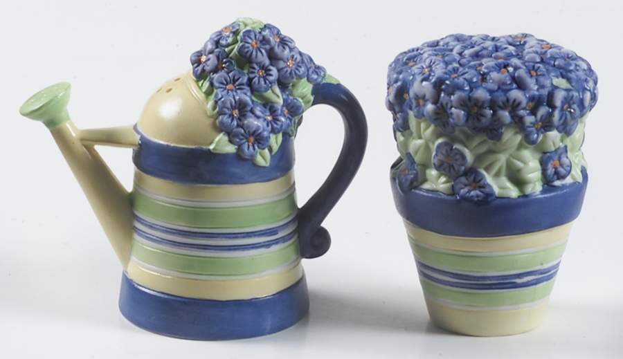 Summer Breeze Sculpted Salt & Pepper Set by Pfaltzgraff-1