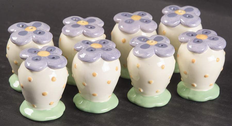 Summer Breeze Individual Salt & Pepper Set - Set of 4 by Pfaltzgraff-1