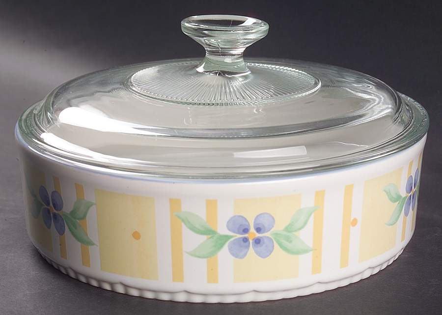 Summer Breeze 1.5 Quart Round Covered Baker by Pfaltzgraff-1