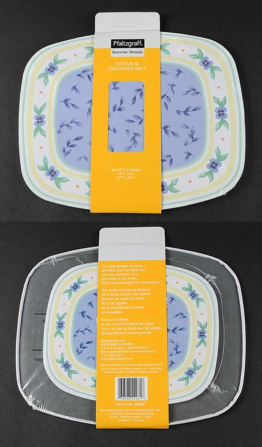 Summer Breeze 2 Piece Stove Mat Set by Pfaltzgraff-1