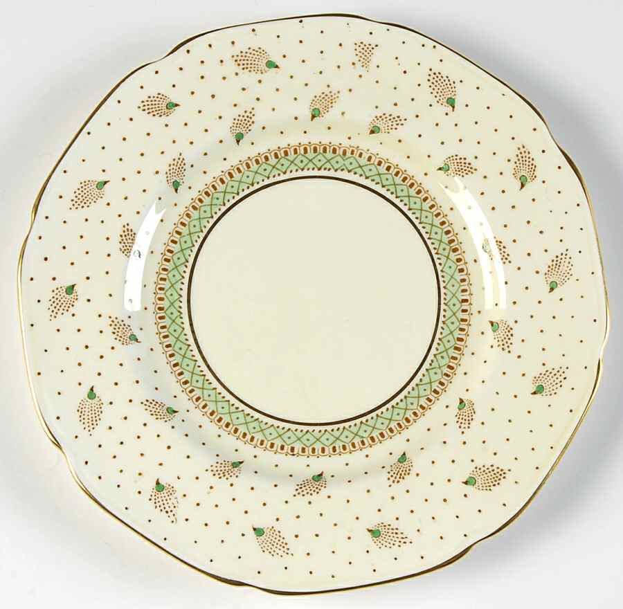 Peacock Bread & Butter Plate by Paragon-1