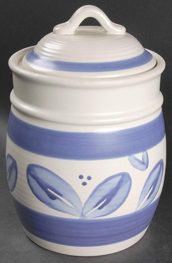 Villa Flora Medium Canister & Lid by Pfaltzgraff-1
