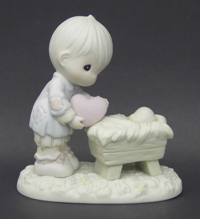 I'll Give Him My Heart Ship-I'Ll Give Him My Heart - Ship Trademark, No Box by Precious Moments-1