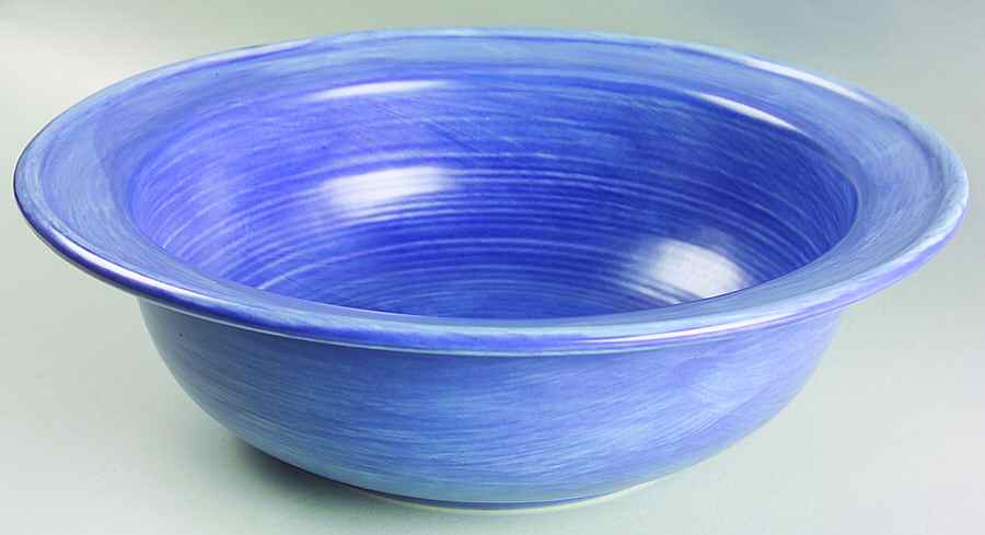 Stonewash Blue 13" Large Salad Serving Bowl by Pfaltzgraff-1