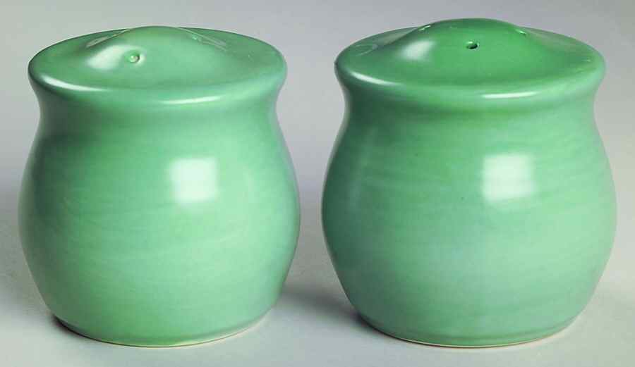 Stonewash Green Salt & Pepper Set by Pfaltzgraff-1