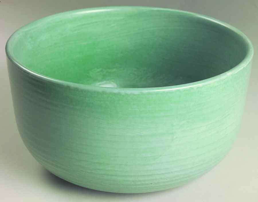 Stonewash Green 9" Salad Serving Bowl by Pfaltzgraff-1