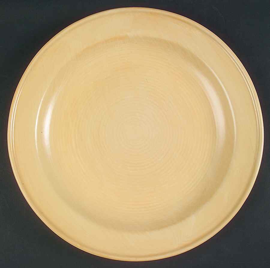 Stonewash Yellow 12" Chop Plate (Round Platter) by Pfaltzgraff-1