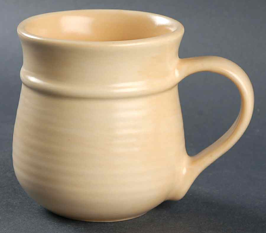 Stonewash Yellow Mug by Pfaltzgraff-1