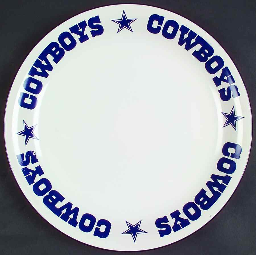 Dallas Cowboys 12" Chop Plate (Round Platter) by Pfaltzgraff-1
