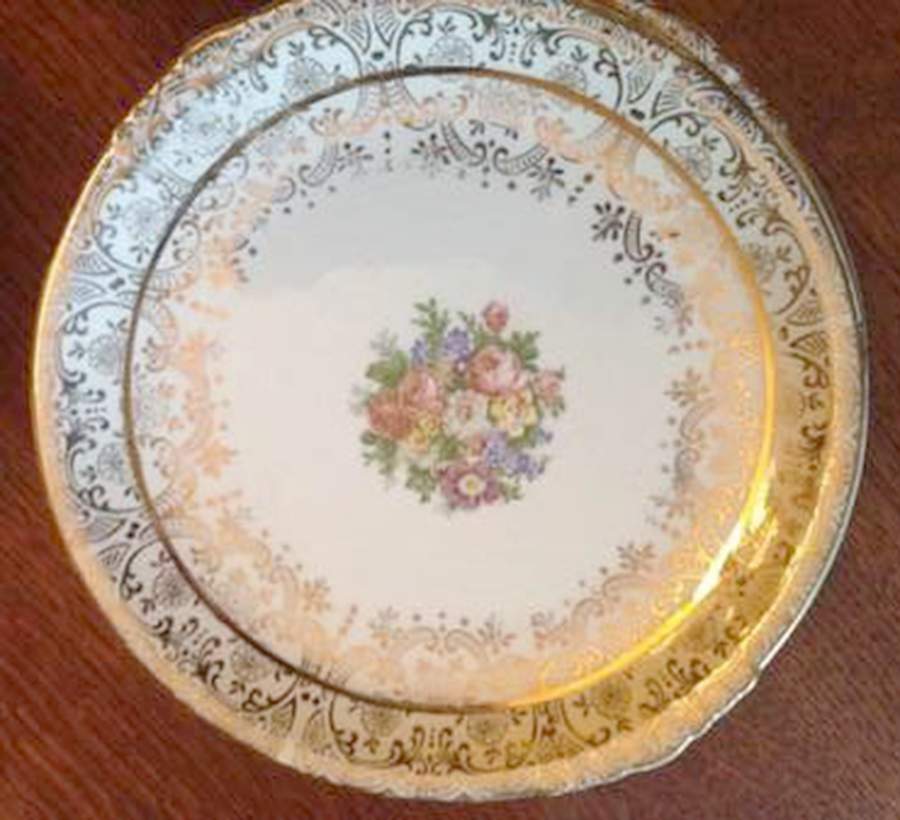 PCP122 Bread & Butter Plate by Paden City-1
