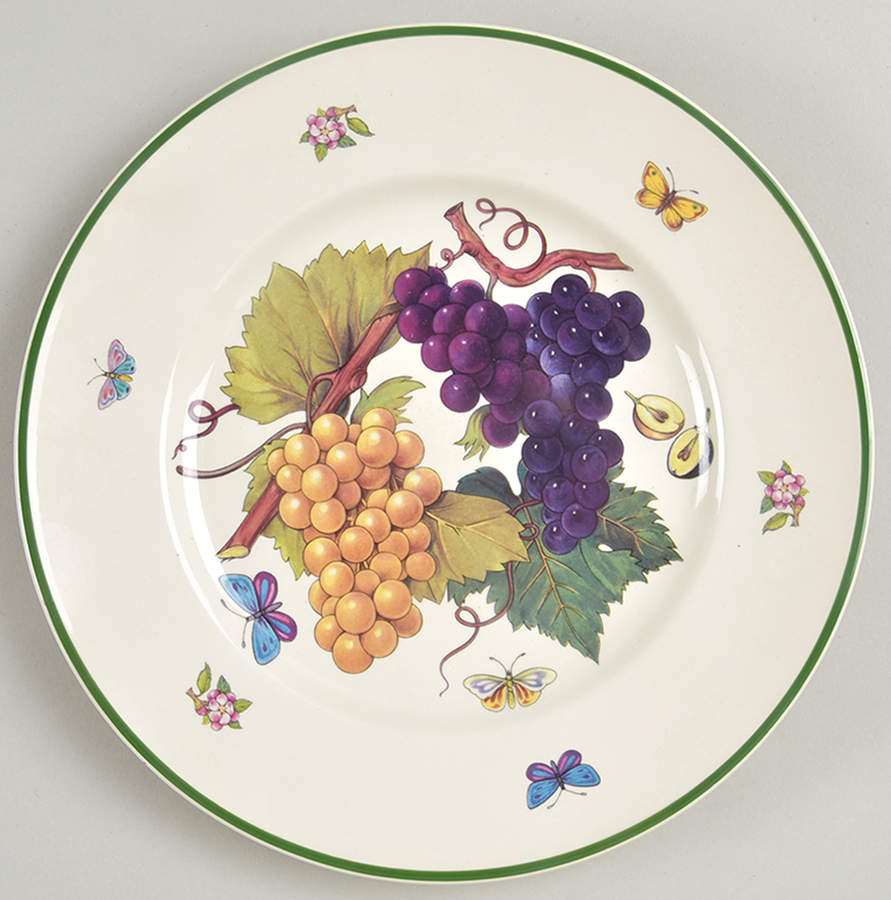 Abbey Fruits Salad Plate by Prinknash-1