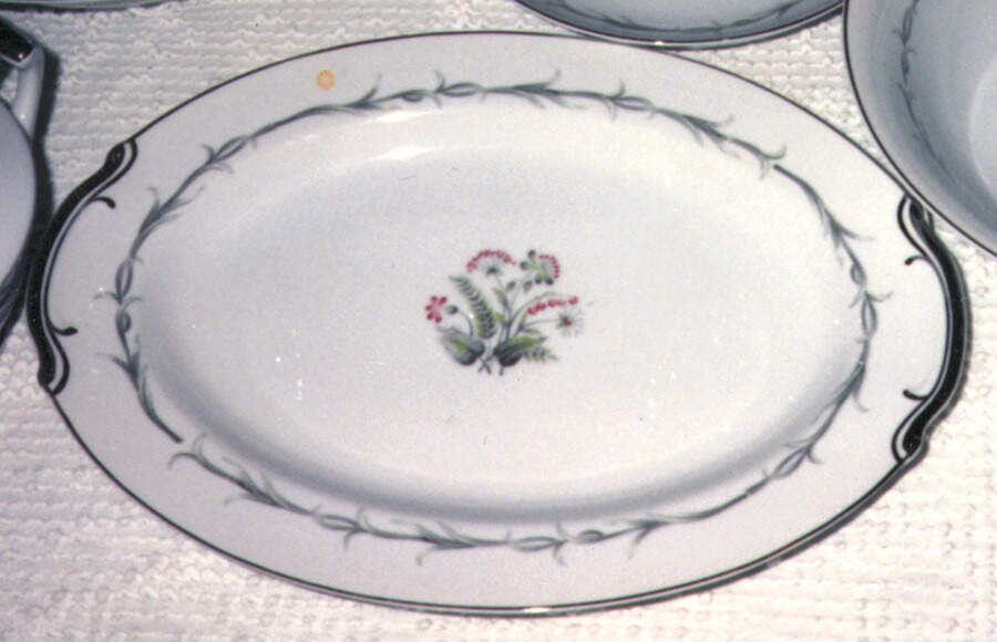 Brookdale 14" Oval Serving Platter by Princess (Japan)-1