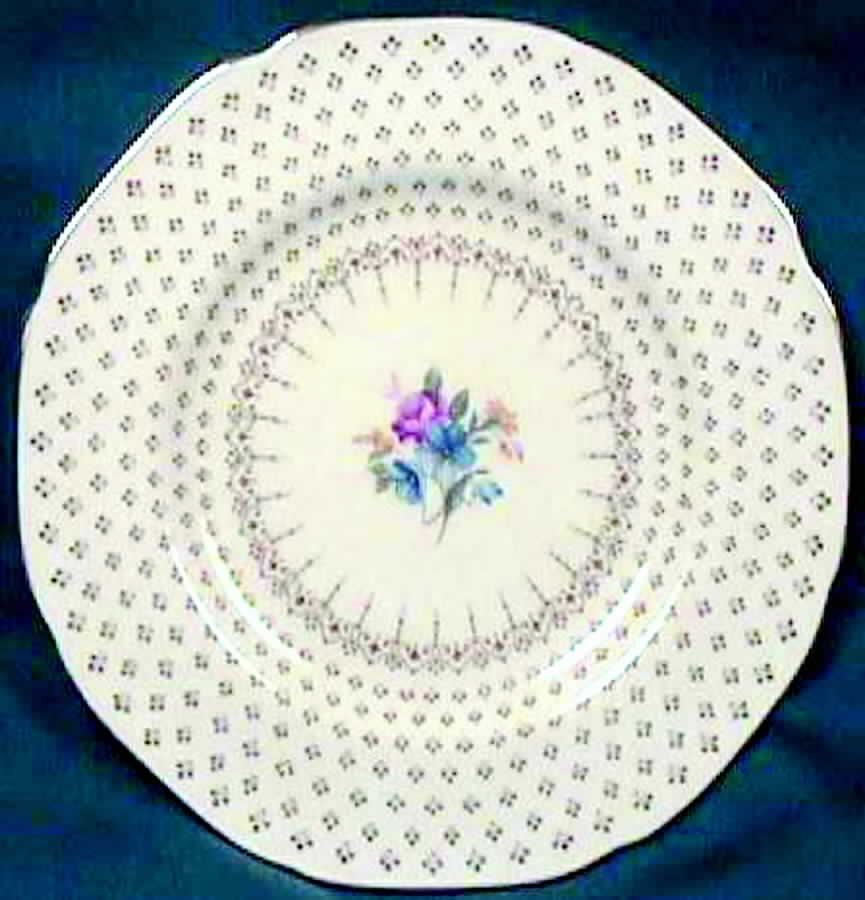 Fleur De Lis Dinner Plate by Paragon-1