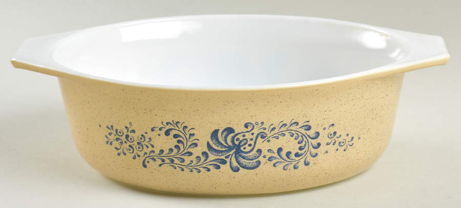 Homestead 1.5 Quart Oval Covered Casserole No Lid by Pyrex-1