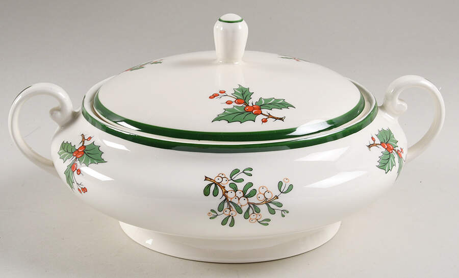 Christmas Tree Round Covered Vegetable by Plummer (NY)-1
