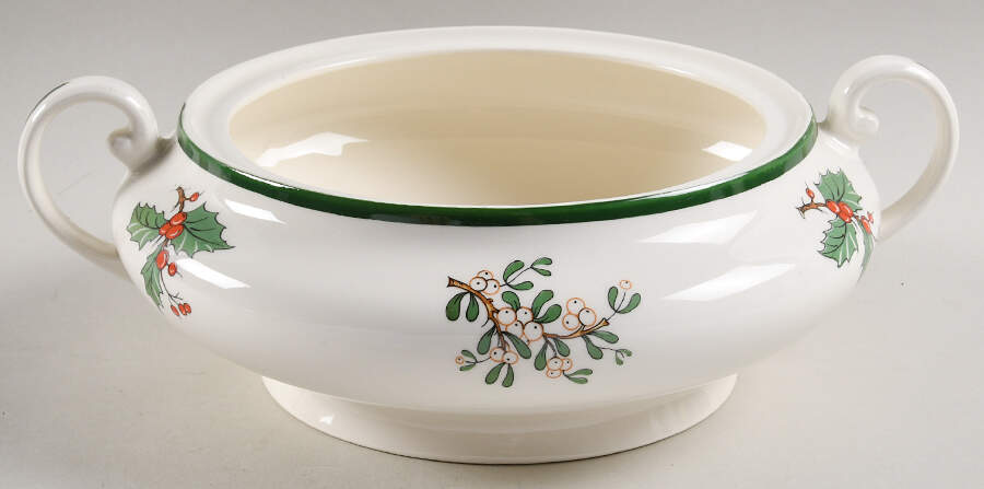 Christmas Tree Round Vegetable No Lid by Plummer (NY)-1
